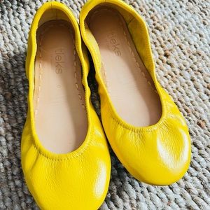 Tieks Yellow Mustard